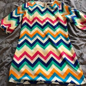COCO LOVE Women’s Chevron Print Dress